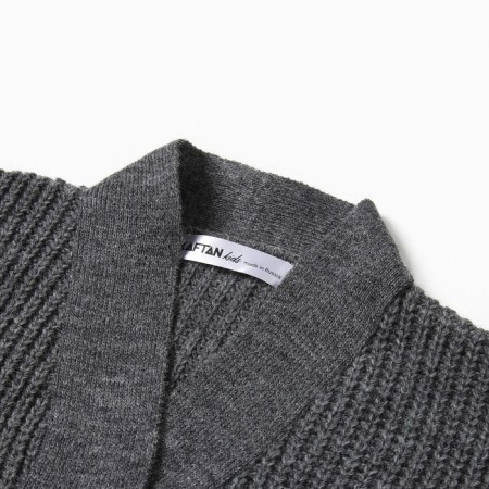 Cardigan Children's KAFTAN, size 34 (122-128 cm), gray-6