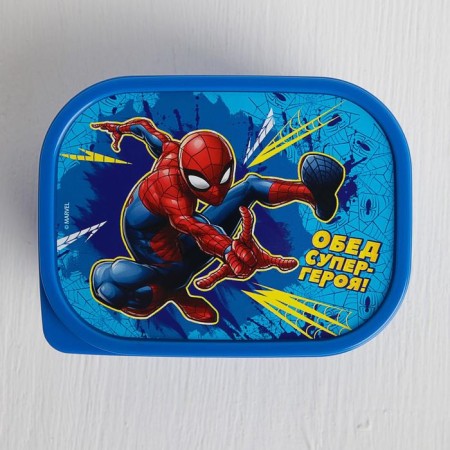 Lunch-box rectangular 500 ml "lunch of superhero", spider-man-3