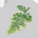 Artificial plant for creativity "Vetka with pointed leaves" set of 6 pcs 16 cm