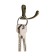 Hook furniture tundra TKD005, two -rod, bronze, 5 pcs
