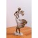 Polystone souvenir "Girl with a scarf. Wind" for bronze 12.5x8.5x25 cm