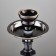 Hookah "Mosba", 51 cm, 1 pipe, black