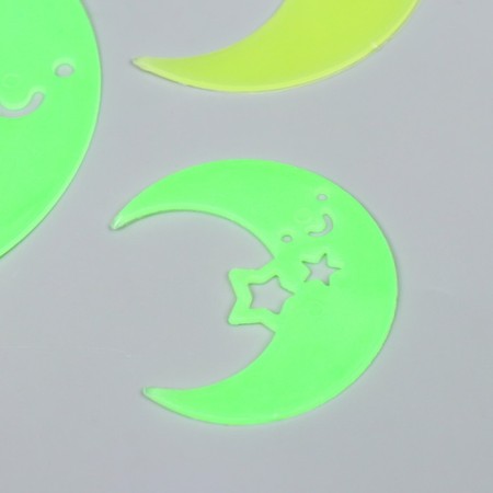 Sticker phosphorus plastic "months" set 9 pcs MIX 17x12 cm-1