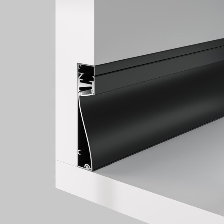 Aluminum profile of the Maytoni plinth with a backlight 80x18 mm, 2 m-2