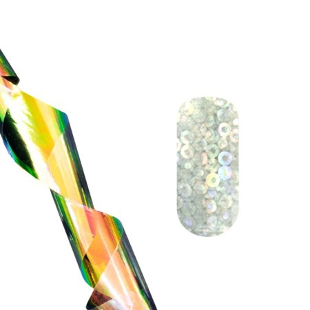 Foil translated for casting in the bank Pole Lux, sequins