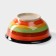 Boronnik ceramic shade "India", 450 ml, d = 14 cm, color orange color