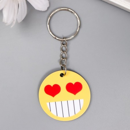 Acryl keychain "Funny Smile" mix 4x4 cm-1