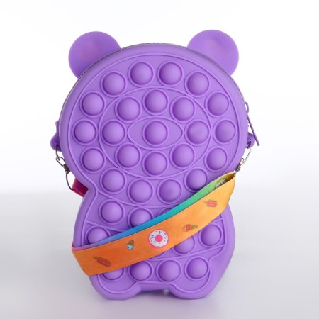 Bag's bag with lightning, lilac color-1