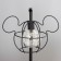Nightlight "T -shirts" LED from black batteries 24x23x31 cm Risalux