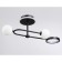 LED ceiling LED with a change of lamp and control panel Ambrella Light, Linetech, FL666223, G9, 29 W, 2175LUM, 3000-6400K, Black Black, White matte