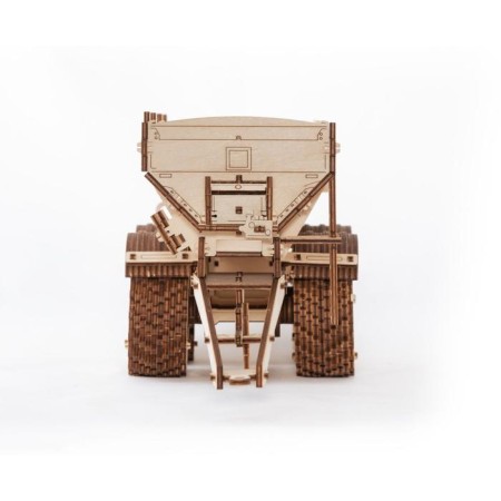 Wooden 3D designer "Trailer for the Kirovets K-7M tractor"-11