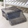 Storage container with a KIP lid, 11 l, 37.5 × 28.5 × 16 cm, black color is transparent