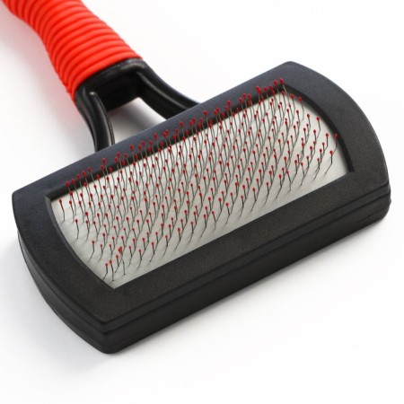 Puchoderma with a drop of 10 x 17 cm, rubberized handle, black-red-2