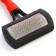 Puchoderma with a drop of 10 x 17 cm, rubberized handle, black-red