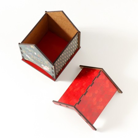 Tea house "Magic Winter" 10.5x9.5x12 cm-5