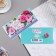 Money envelope "On your birthday!" bird, flowers, 16x8 cm