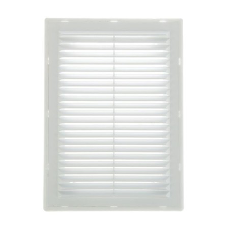 Ventilation grate TDM SQ1807-0083, 183 x 253 mm, detachable, with a mosquito net, white