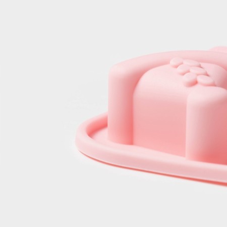 Baking a shade of the share "New Year", 17.5 × 12 × 2.5 cm, 9 cells, pink color-3