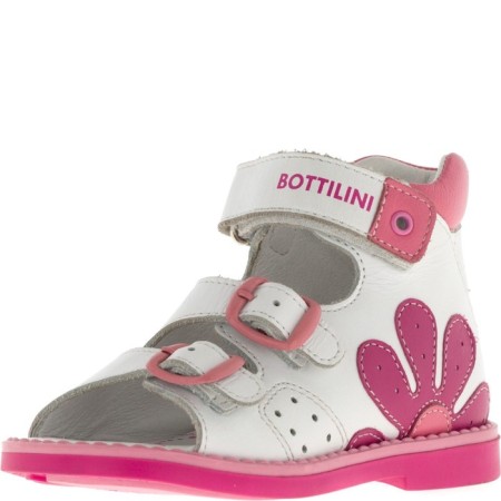Children's sandals, size 30, pink-white color-1