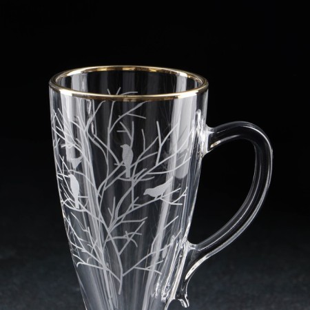 Mug "Vienna Forest", for tea/coffee, glass, 250 ml-1