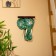 Panel wall "Elephant Head" Albezia 30x12x32 cm