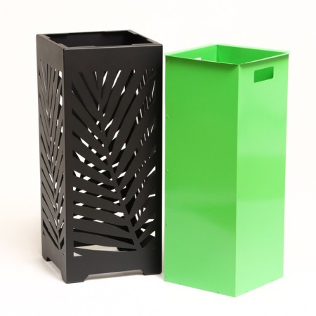 Garden-park urn "Tropics" 44 l, 30 x 30 x 70 cm, case 2 mm, tank 0.5 mm-4