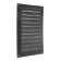 Ventilation grate Zein Lux RM1724SR, 170 x 240 mm, with a grid, metal, silver