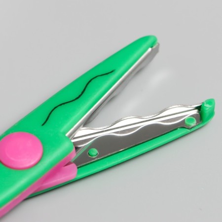 Scissors of embossed "Flower" (set 5 pcs) 13 cm mix-3