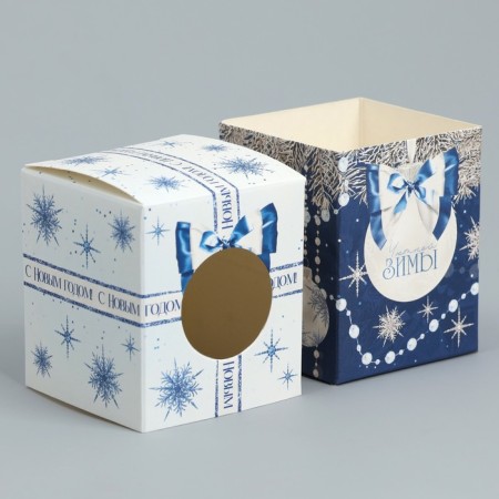 Bonbonniere "Winter Winter", 6 x 7 x 6 cm, New Year-2