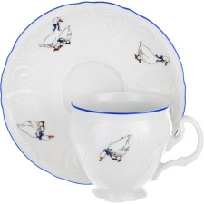 A cup of 170 ml with a saucer 140 mm high bernadotte, decor 
