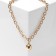 Necklace "chain" ball, color gold, l = 35 cm