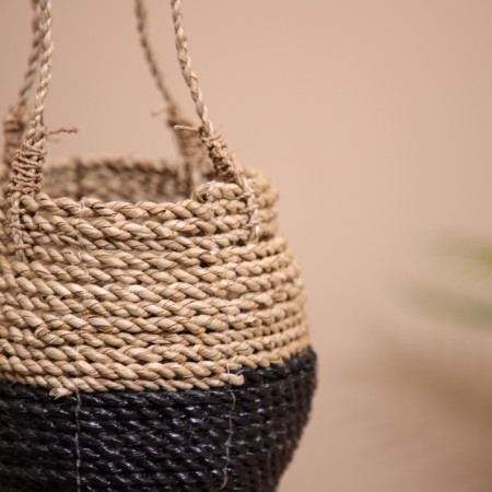 Kashpo wicker, suspended 15x15x60 cm-2