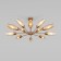 Ceiling chandelier with Thalia, 60W, E14, 98x98x55 cm