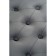 Herman Metal/velor stool, black/gray 64x43x49 cm