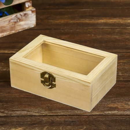 Browner for painting wood with glass "rectangular" 5.5x15x10 cm