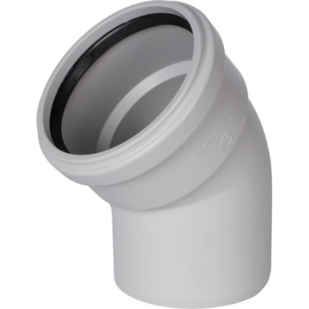 Discharging sewer SKB-0010-011045, D = 110 mm, 45 °, silent