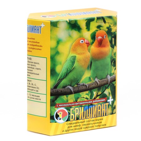 Diamond food for medium parrots, with plant and mineral additives, 500 g-1