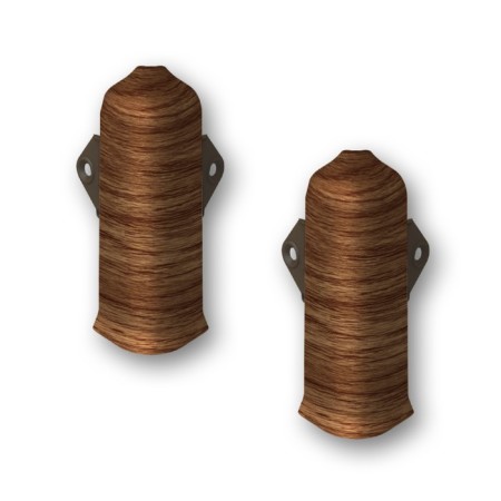 The angle external lexide 80mm with fasteners of the palace oak (2pcs/blister)