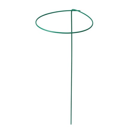 Builder for flowers, d = 30 cm, h = 70 cm, leg d = 0.3 cm, metal, green, greengo-3