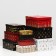 A set of boxes 10 in 1 "Golden", 30.5 x 19 x 13 - 12 x 6.5 x 4 cm