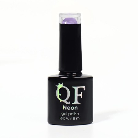 Neon nail polish gel, 3 phase, 8 ml, led/uv, purple color (36)-6