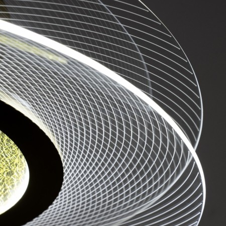Synthia chandelier LED 48W 3000-6000K gold 50x50x20cm-7