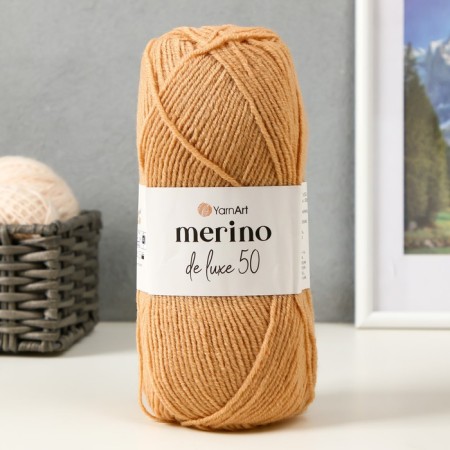 Yarn "Merino de Luxe 50" 50% wool, 50% acrylic 280m/100g (511)-4