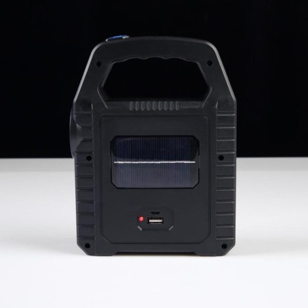 Manual battery flashlight, 10 watts, 1200 mAh, charging phone, solar battery, 3 modes-2