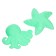 Kinetic sand, 2 molds, 200 gr, blue color