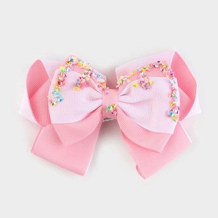 Outlet. Hair bow on a hairpin, 12 cm, princesses-1