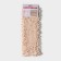 Nozzle for a flat mop of the share "pastel", 43 × 13 cm, microfiber booklies, beige color