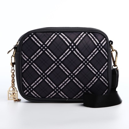 Women's textile bag NK, 19x14x6 cm, gray color-4