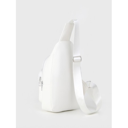Backpack-sling, 18*5.5*29 cm, lightning department, 1 n/pocket, white-3