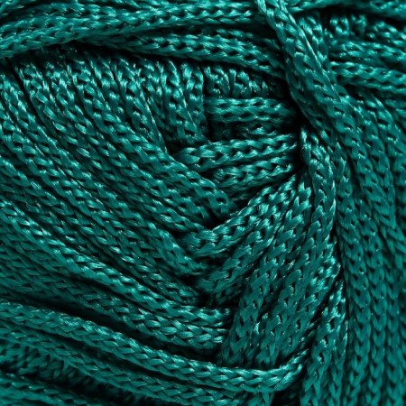 Yarn "Macrame Macrama" 100% polyester 130m/90g (158 emerald)-2